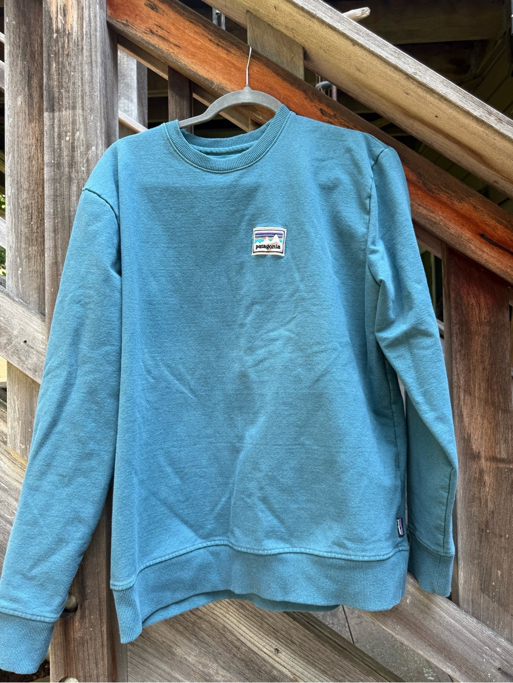 Patagonia Unisex Uprisal Crewneck Sweatshirt in Teal Blue